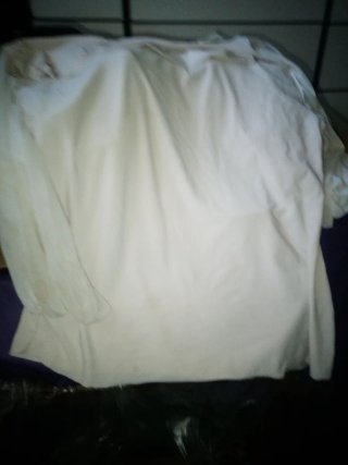 Camiseta blanca vestir XL