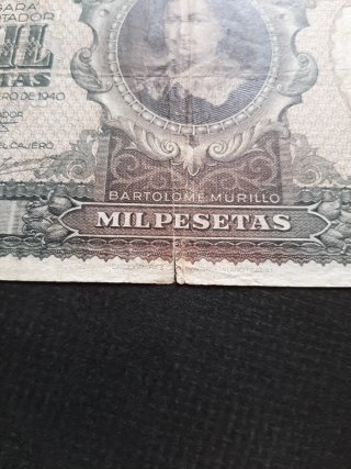 BILLETE DE 1000 PESETAS DE 1940 MUY DIFÍCIL