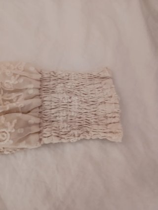 Vestido SHEIN beige encaje talla única