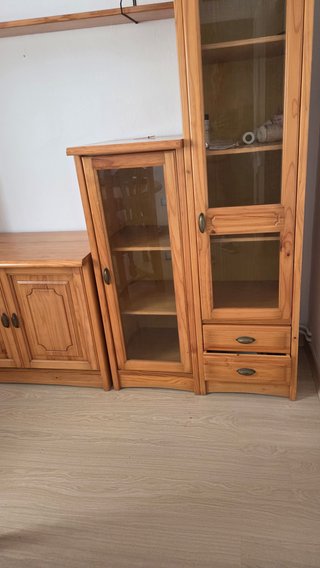 Mueble de salón modular madera