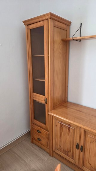 Mueble de salón modular madera