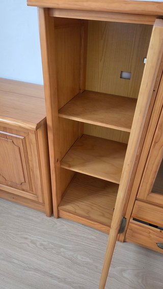 Mueble de salón modular madera