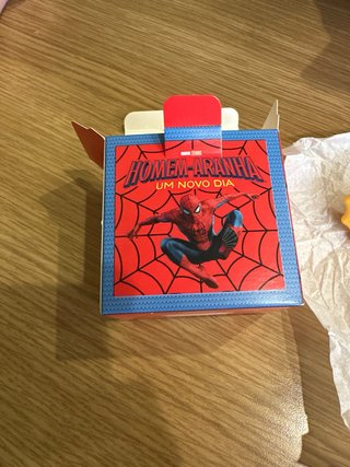 Juguete Spiderman McDonald's Mochila Roja