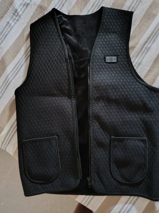 Chaleco Calefactable Talla L Negro