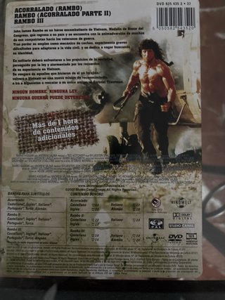 Trilogía Rambo DVD