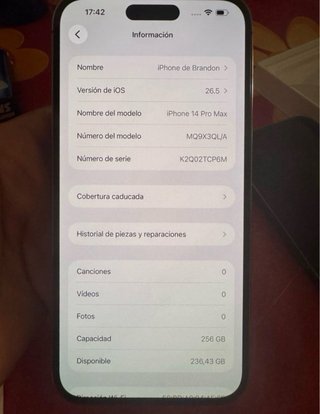 iPhone 14 Pro Max MORADO