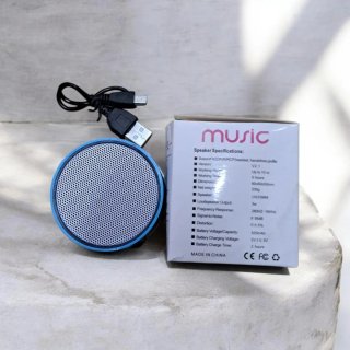 Altavoz Music azul y blanco