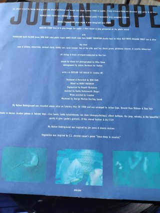 LP Julian Cope My Nation Underground