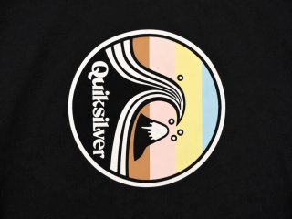 Sudadera Quiksilver Negra con Diseño