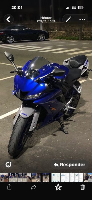 Yamaha YZF R125 Azul