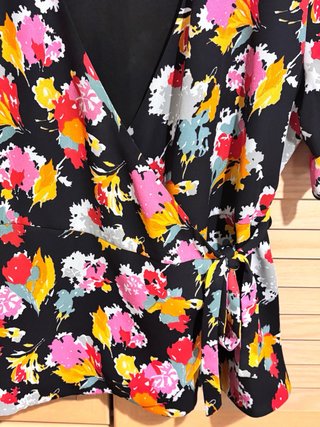Camisa Zara Estampada Floral Talla M