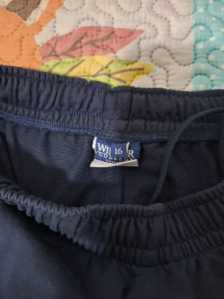 Pantalón corto chándal azul