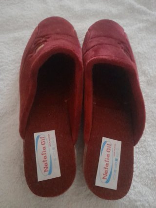Zapatillas Natalia Gil Mujer Talla 41 Rojas
