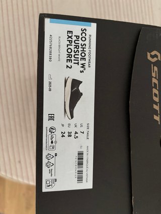 Zapatillas Scott Pursuit Xplore 2 WM T38. Nuevas