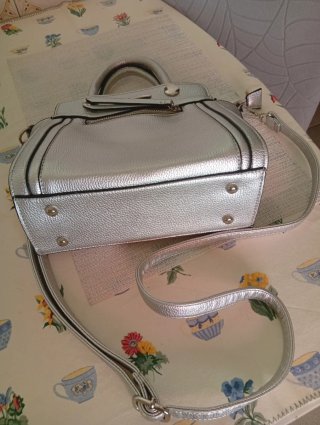 Bolso plateado