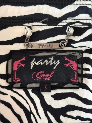 Chaqueta Animal print cebra Party Cool Cat talla S