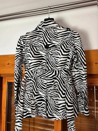 Chaqueta Animal print cebra Party Cool Cat talla S