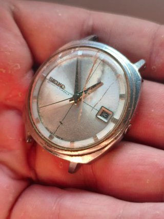 Reloj Seiko Automático Plateafo y Blanco