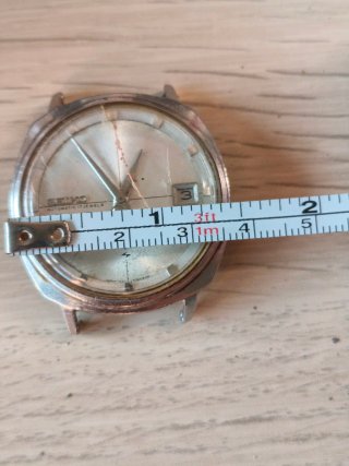 Reloj Seiko Automático Plateafo y Blanco