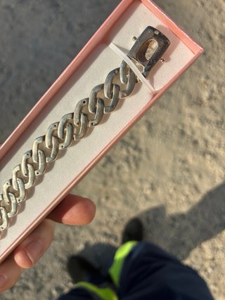 Pulsera Plata de Ley 925 Eslabón Cubano Iced Out