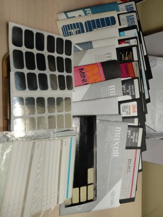 31 Disquetes 5 1/4 Amstrad Caja