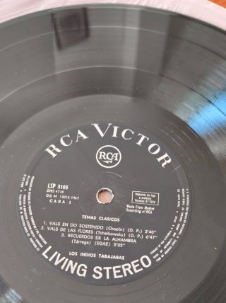 Vinilo Temas Clásicos Los Indios Tabajaras. 1967