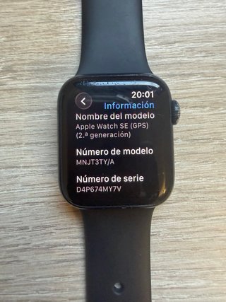 Apple Watch SE 2 40mm GPS Negro