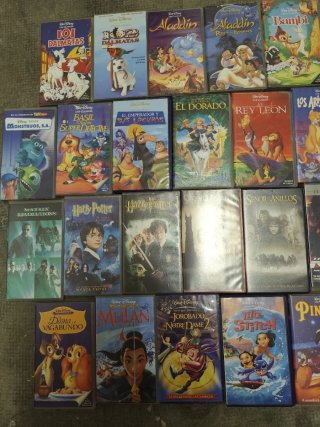 Lote Películas VHS Disney Clásicos