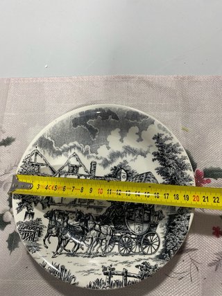 2 Platos Porcelana Antigua San Claudio