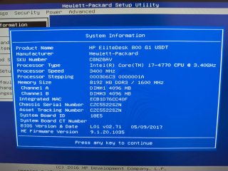 HP EliteDesk 800 G1 USDT Ordenador