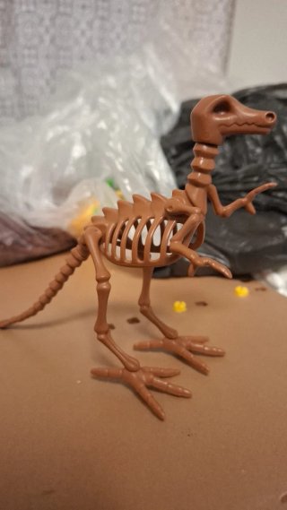 Playmobil Esqueleto Dinosaurio Marrón