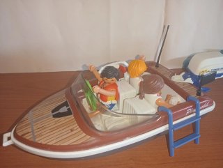 Playmobil-Embarcacion de recreo motor vacaciones.