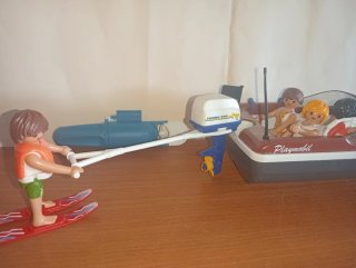 Playmobil-Embarcacion de recreo motor vacaciones.