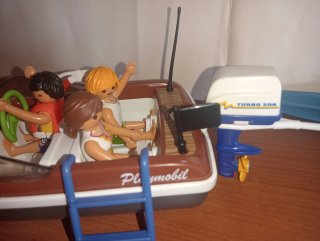 Playmobil-Embarcacion de recreo motor vacaciones.
