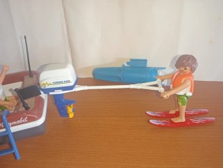 Playmobil-Embarcacion de recreo motor vacaciones.