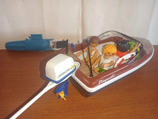 Playmobil-Embarcacion de recreo motor vacaciones.