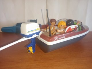 Playmobil-Embarcacion de recreo motor vacaciones.
