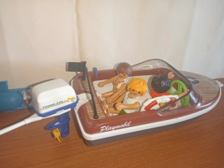 Playmobil-Embarcacion de recreo motor vacaciones.