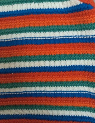 Canotta top Zara crochet righe 11-12 anni colorata