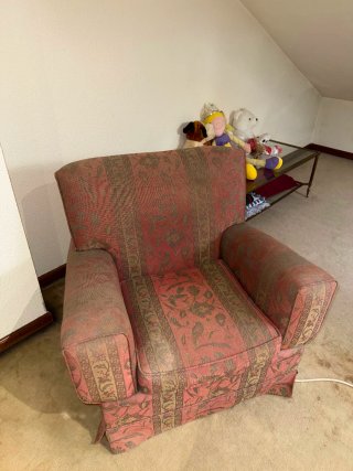 2 Sillones de tela estampado