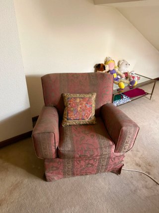 2 Sillones de tela estampado