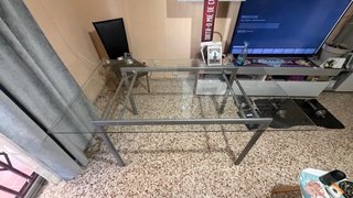 Mesa de cristal para 4-6 personas