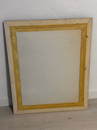 Pintura Técnica Mixta Bodegón Botellas y Limones