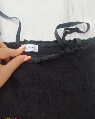 Vestitino nero fantasia floreale taglia xl/xxl