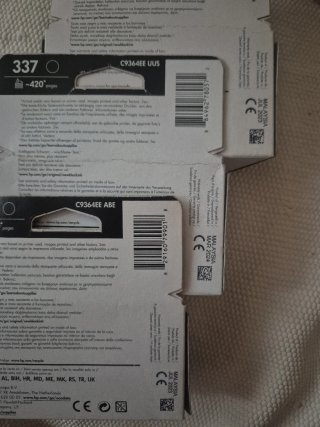 3 Cartuchos HP 337 Negro