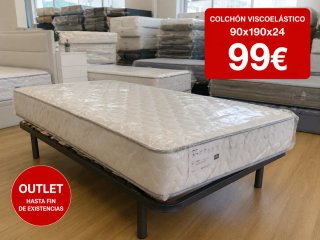 Colchón Viscoelástico 90x190 Outlet 99€