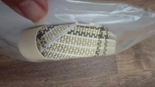 Diadema Woman Secret estampada beige/blanco NUEVA
