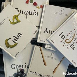 Colección 24 libros de cocina selecta de países