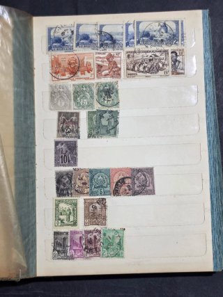 Álbum sellos franceses y colonias