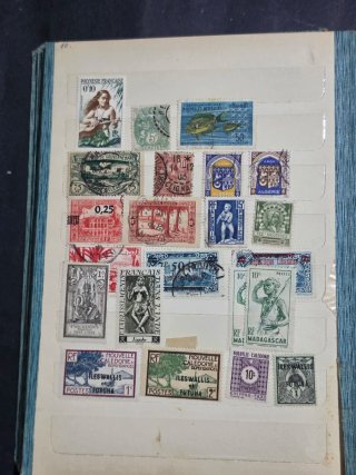 Álbum sellos franceses y colonias